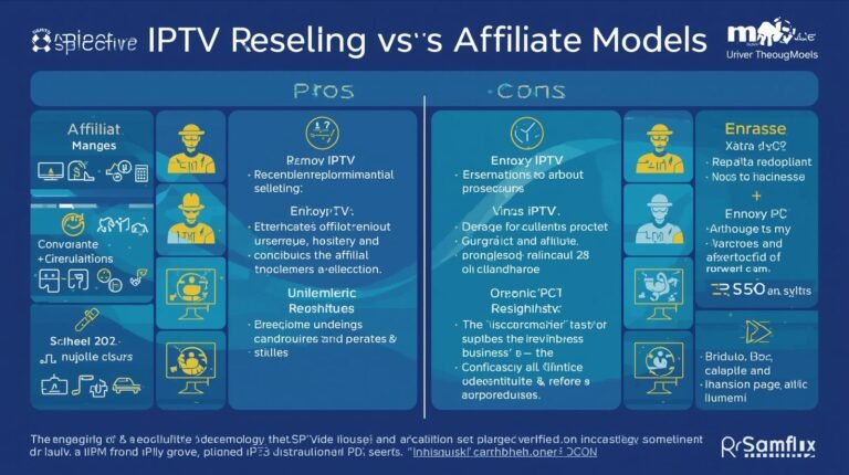 Comparing IPTV Reselling and Affiliate Models