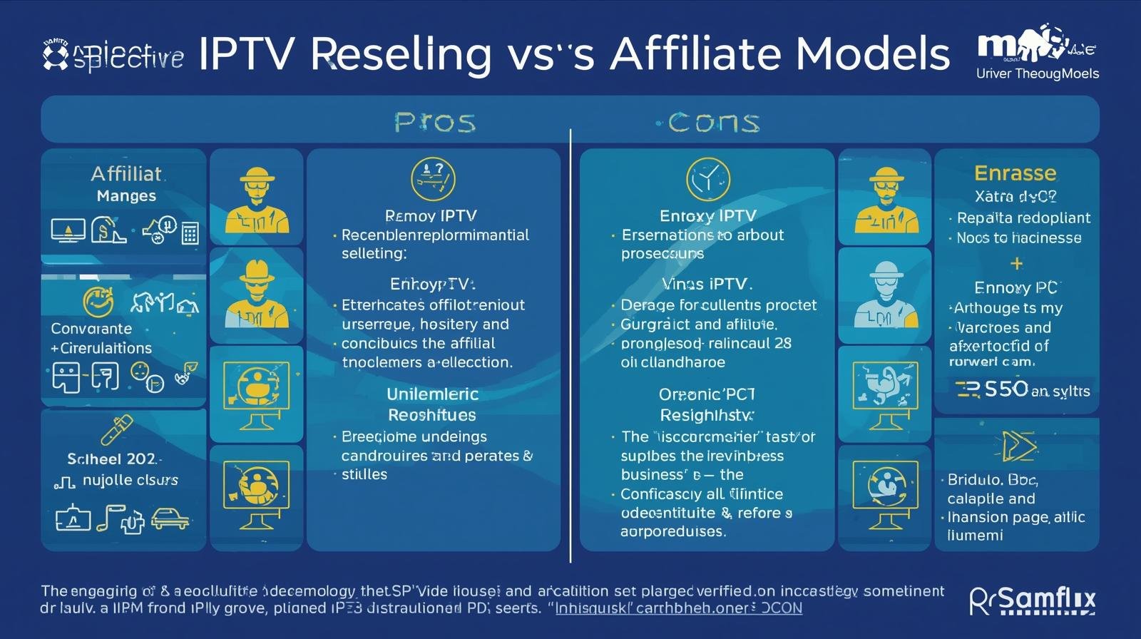 Comparing IPTV Reselling and Affiliate Models