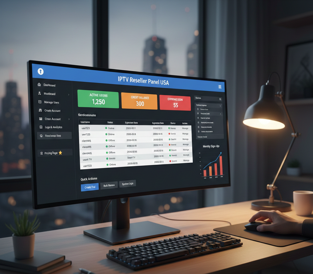 IPTV Reseller Panel USA