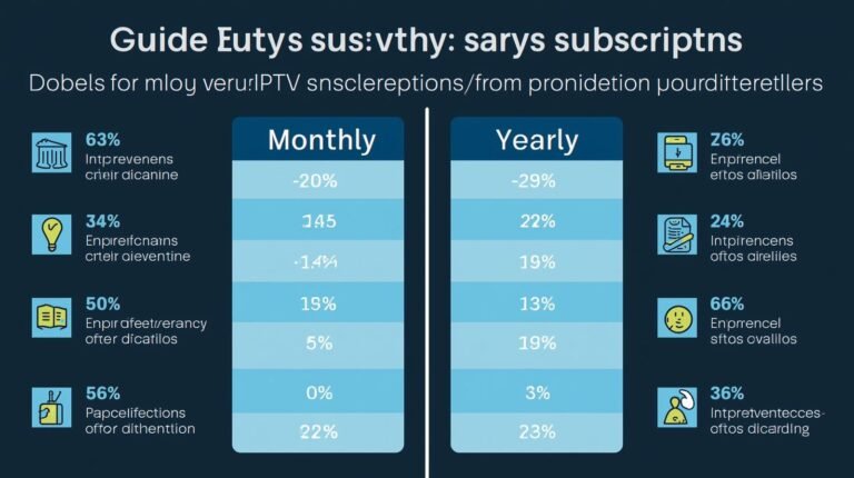 Monthly vs Yearly IPTV Subscriptions for Resellers