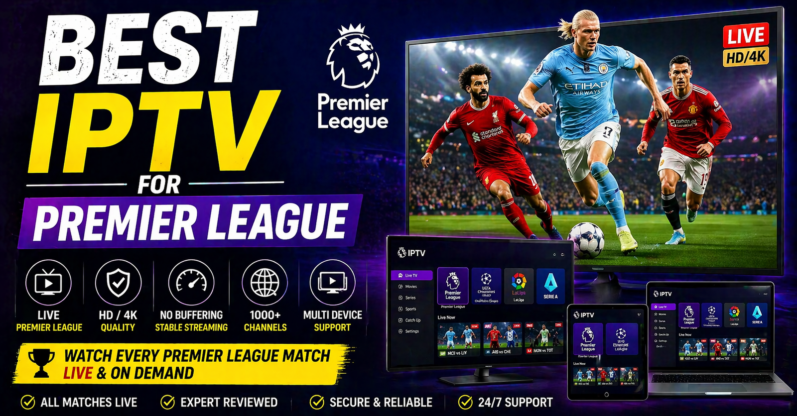 Best IPTV for Premier League