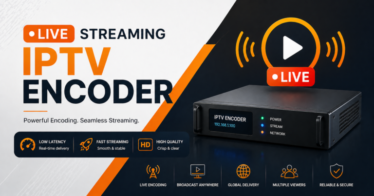 Live Streaming IPTV Encoder
