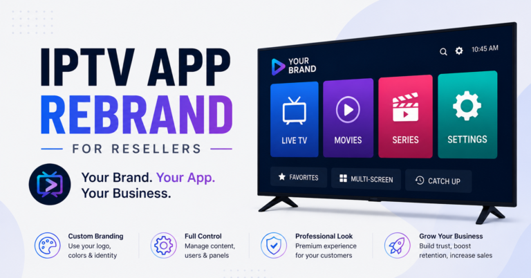 IPTV App Rebrand for Resellers