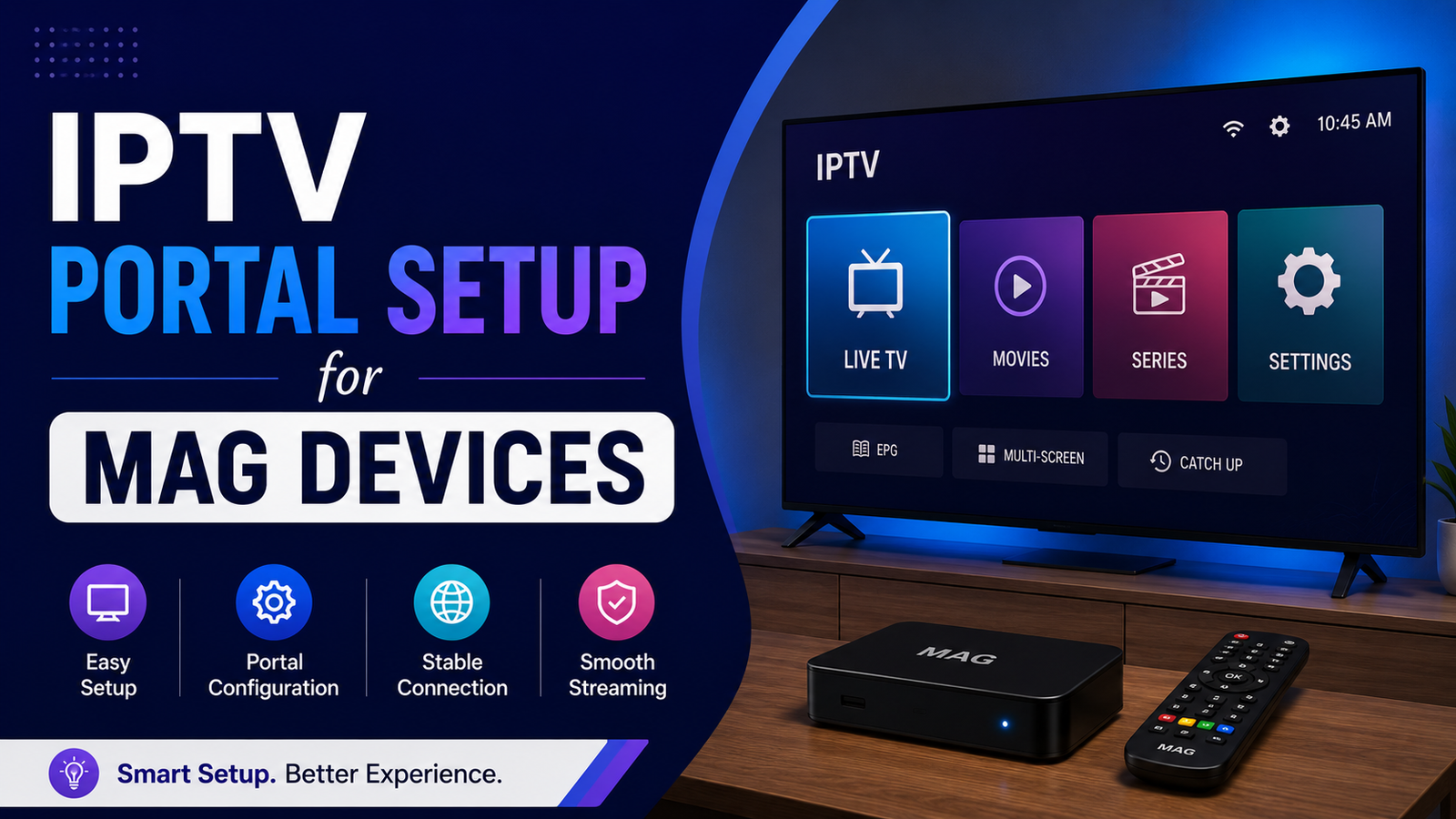 IPTV Portal Setup for MAG Devices