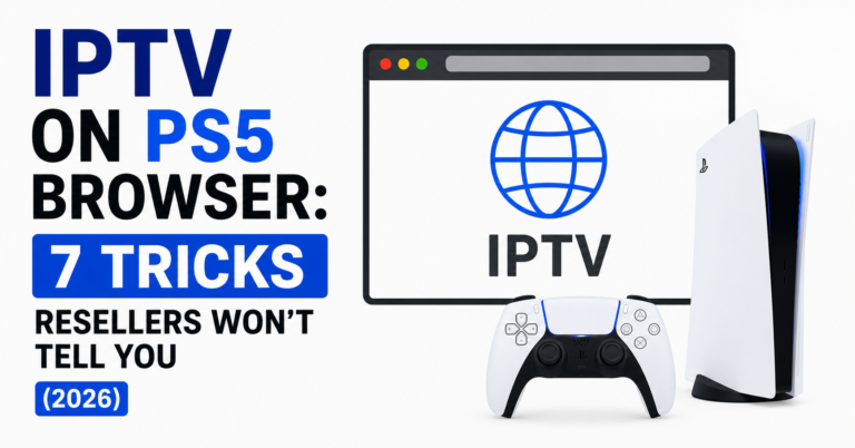 IPTV on PS5 Browser